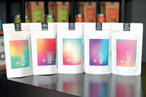 Alle fem GreenTox wellness teer