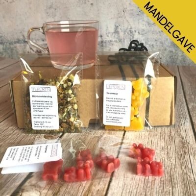 Mandelgave Glas